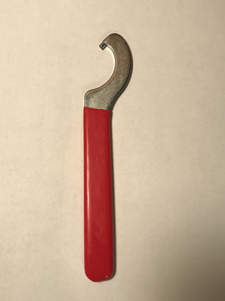WRENCH FOR BEER FAUCET COUPLING NUT RED VINYL TOOL FOR DRAFT SHANK COUPLING RING
