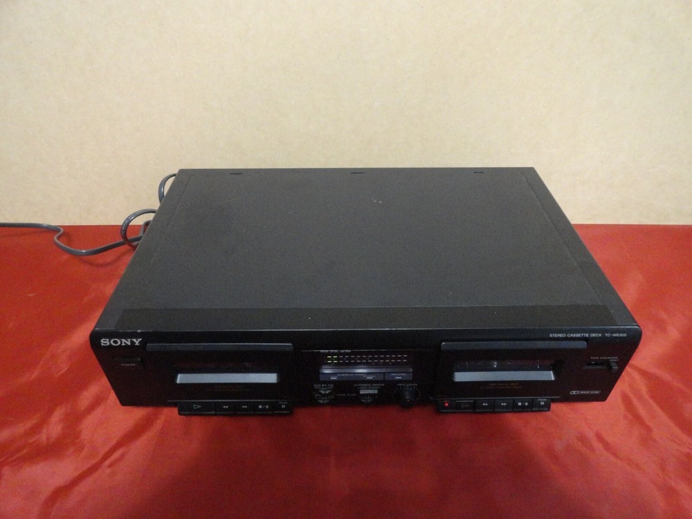 SONY TC-WE305 CASSETTE DECK PLAYER (FOR REPAIR)
