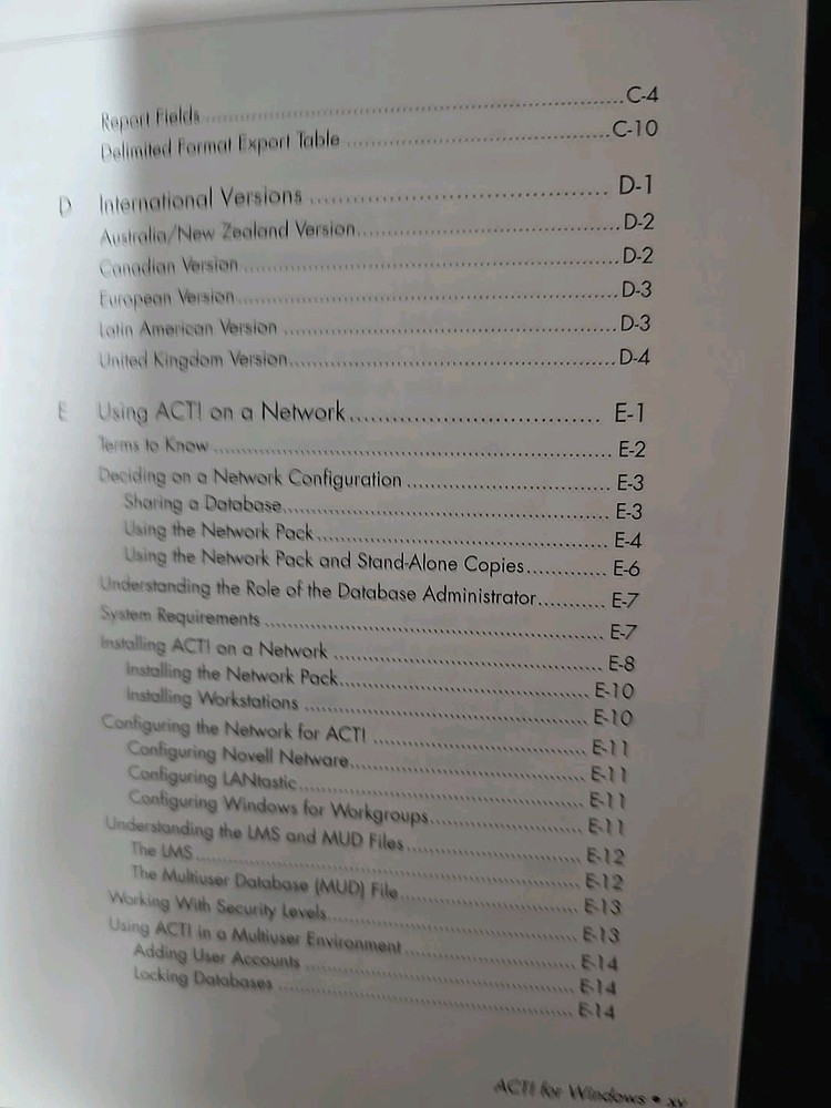 Vintage 1993 Symantec Act Version 2.0 For Windows