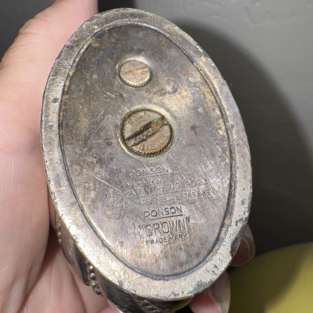 Vtg 1949 Ronson Senator Table Top Lighter