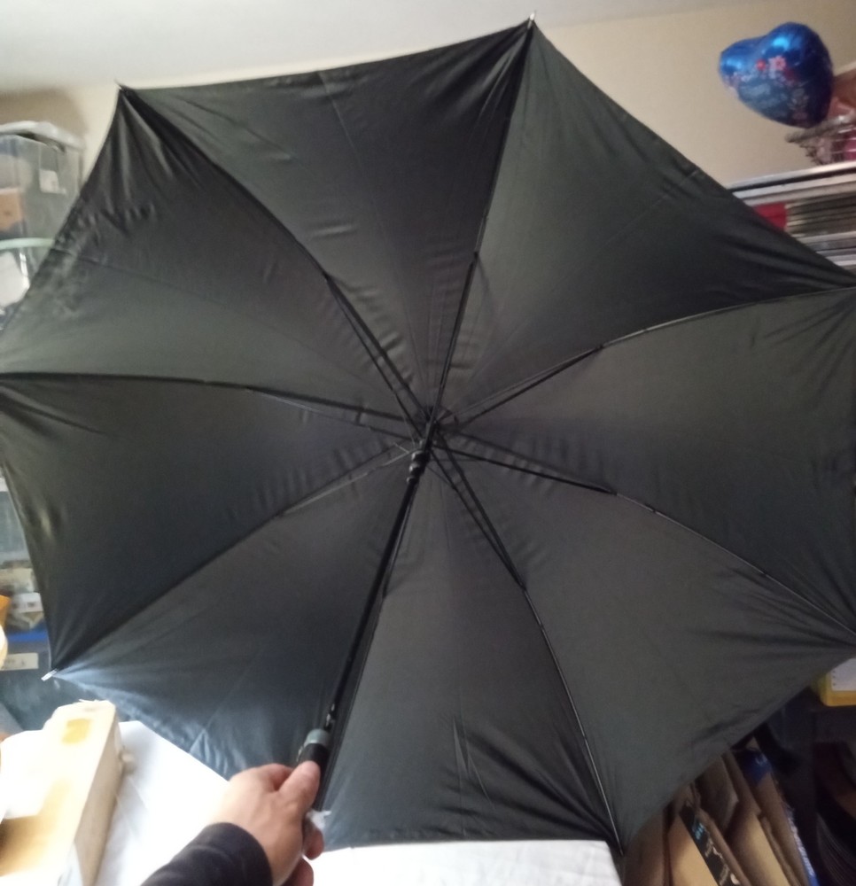 AGERO Black Large 42" Umbrella *handle flaw