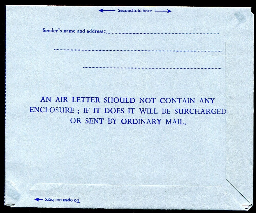 BERMUDA: (13411) DEVONSHIRE SOUTH CANCEL/9C AIR LETTER