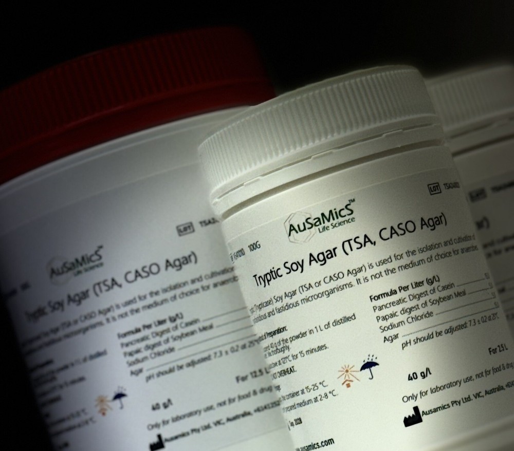 Tryptic Soy Agar, TSA, CASO Agar general purpose medium different microorganism