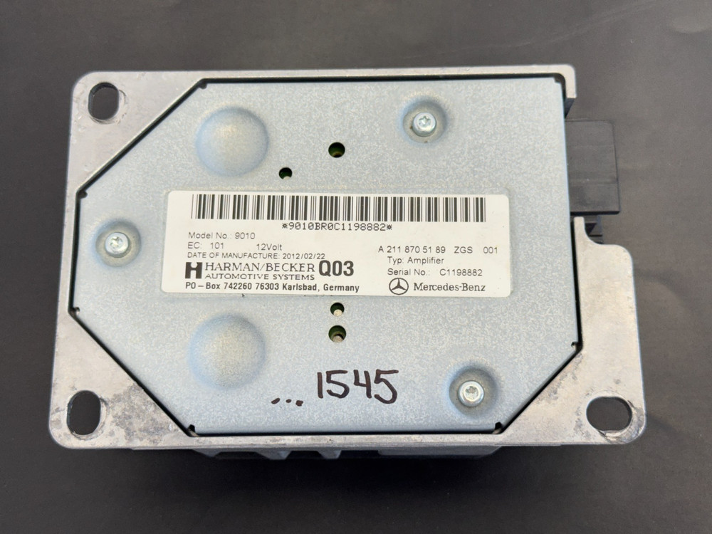 ✅ 2006-2018 MERCEDES-BENZ E350 AUDIO AMPLIFIER MODULE COMPUTER HARMAN BECKER OEM