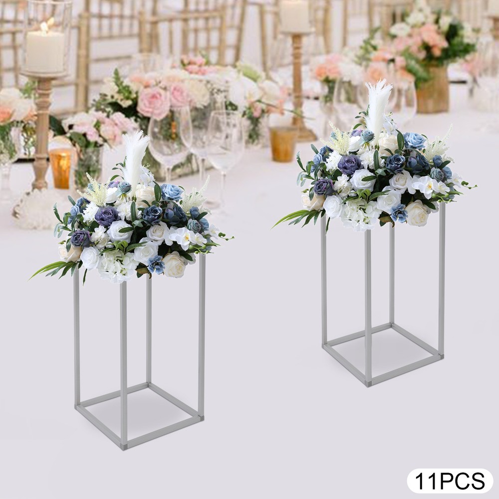 11pcs Wedding Flower Stands Flower Holder Rectangular For Wedding Decorations