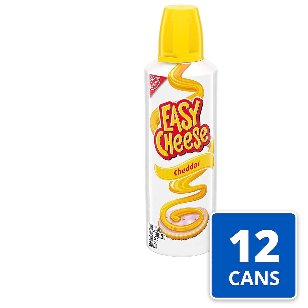 Cheddar Cheese Snack, 12 - 8 Oz Cans