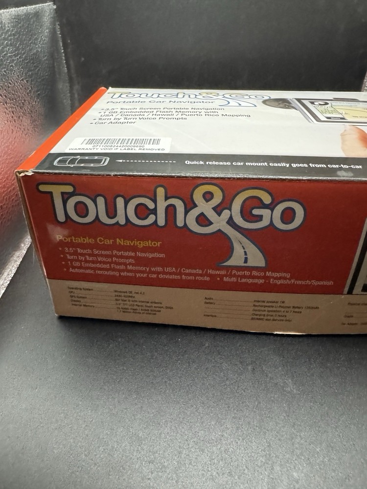 TOUCH&GO NAVIGATEUR AUTOMOBILE PORTABLE