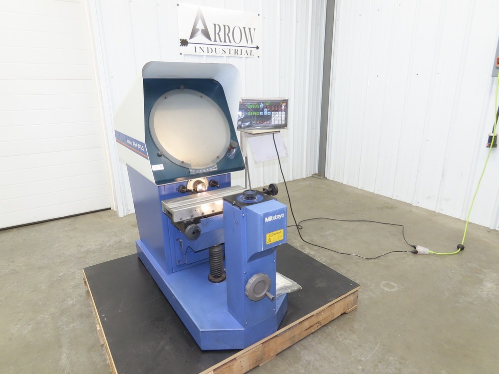Mitutoyo PHA-14 Horizontal Optical Comparator Profile Projector Measure Counter