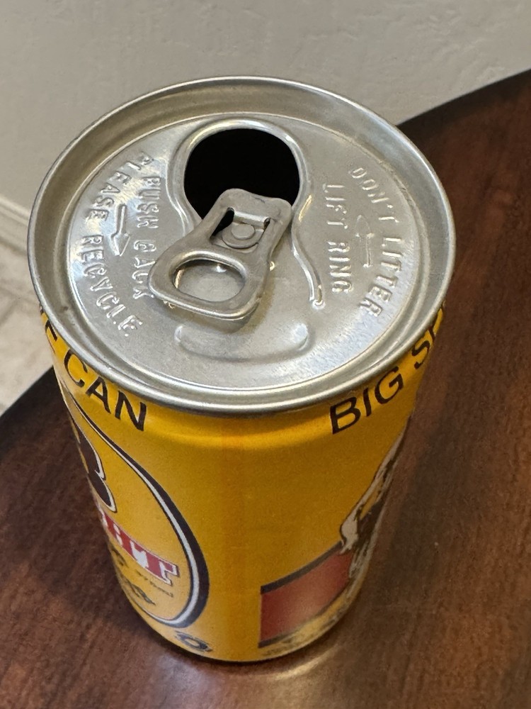 DB Draught Bitter - Runners - Commonwealth Games - Empty Beer Can Top-opened