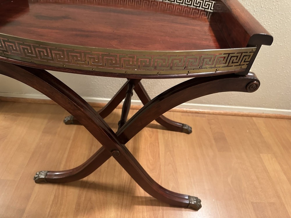 FERGUSON Regency Style Vintage Tray Top Server Table