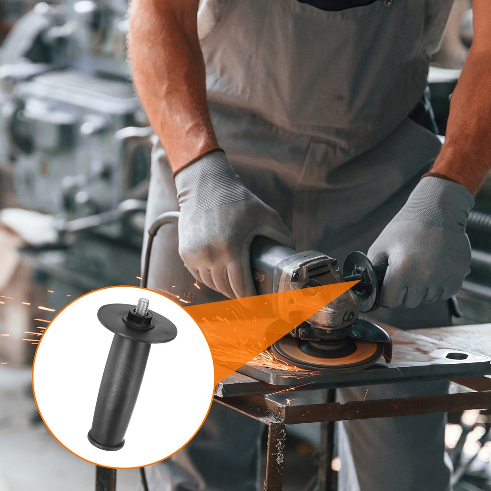 4pcs Side Handle 10mm Thread 5.6" Length Plastic Grinder Handle