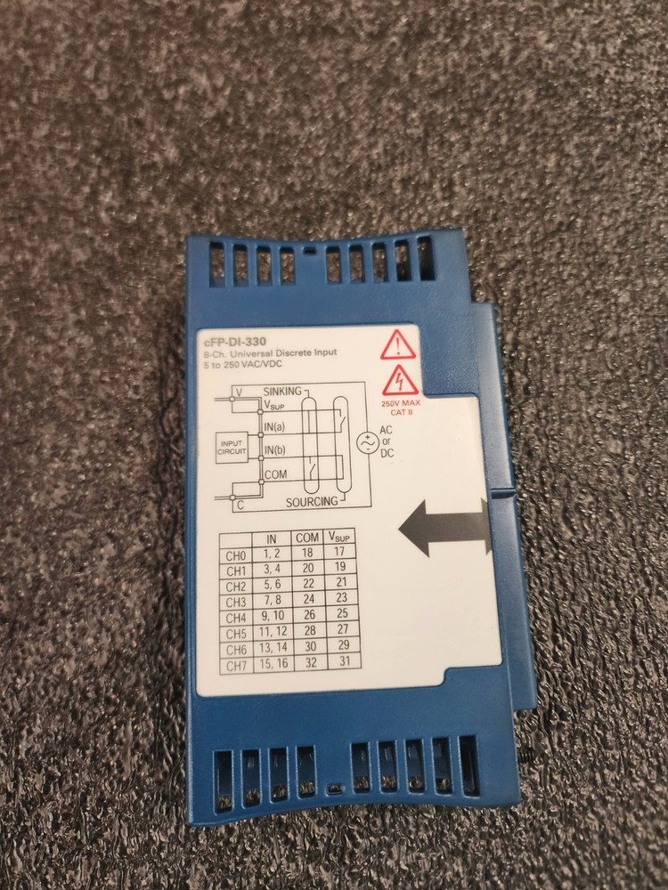 National Instruments cFP-DI-330 8-Channel Universal Discrete Input Unit #2