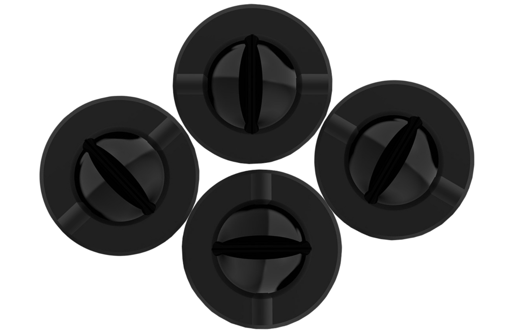 FOUR KlickFix w adhesive holders for office, tools, kitchen, bathroom, makeup!