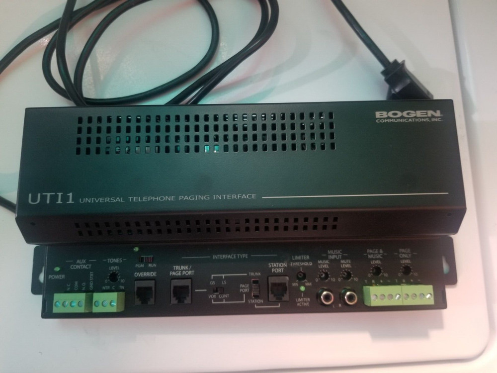 Bogen UTI1 Single Zone Paging Controller Universal Telephone Interface