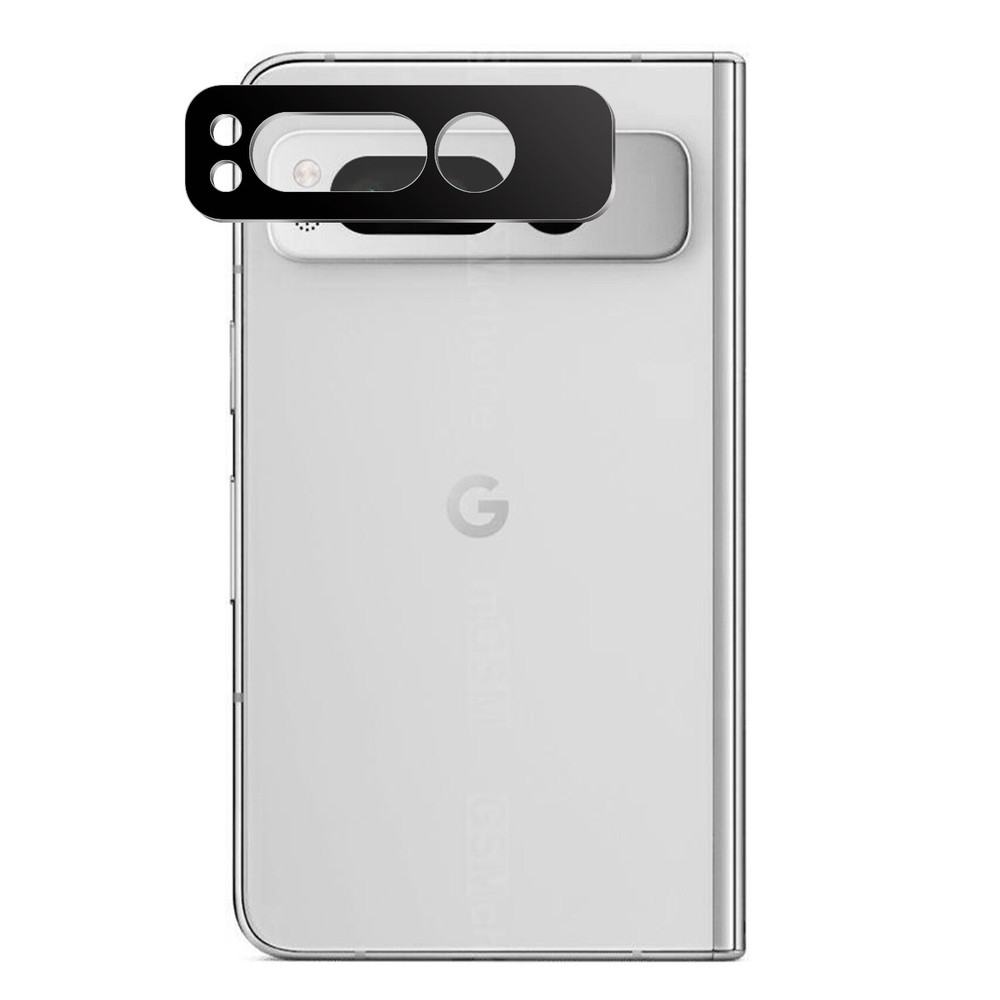 HD Tempered Glass Camera Lens Protector for Google Pixel Fold - Black