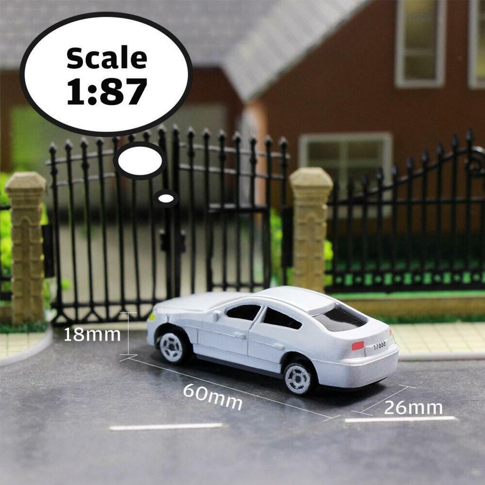 50x Scale Vehicle Car /87 Architecture Scenery
