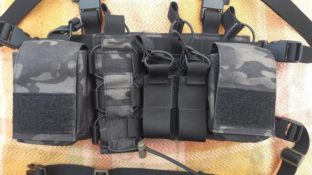 D3CR Style Chest Rig Multicam Black