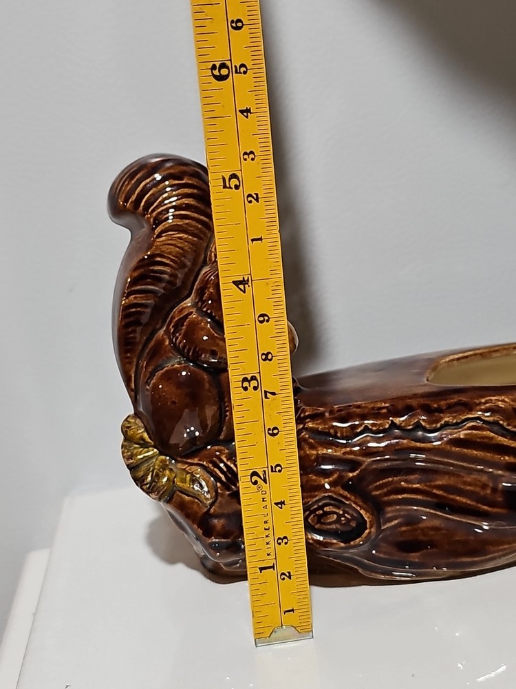 Mid Century Modern Squirrel Planter Ceramic MCM