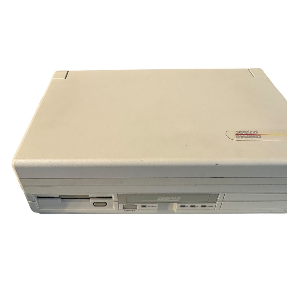 Compaq SLT 286 Computer Model 2680 Laptop Working With Original Case