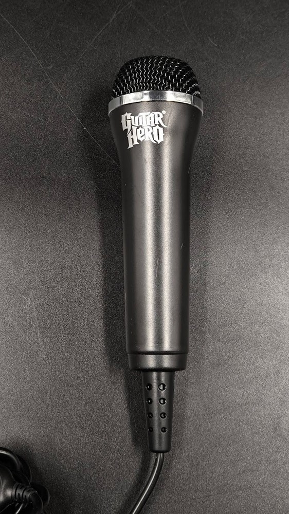 Guitar Hero Microphone Used Working Black