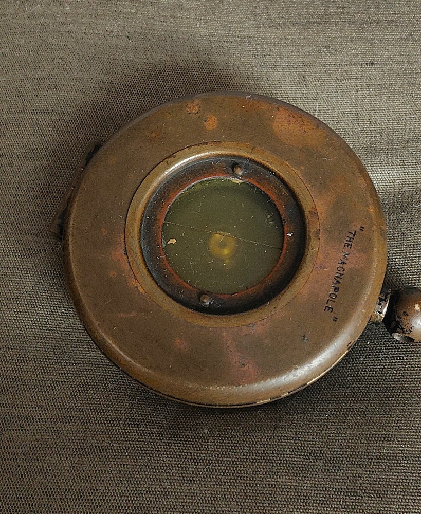 WWI British Army Brass Marching Compass - Magnapole