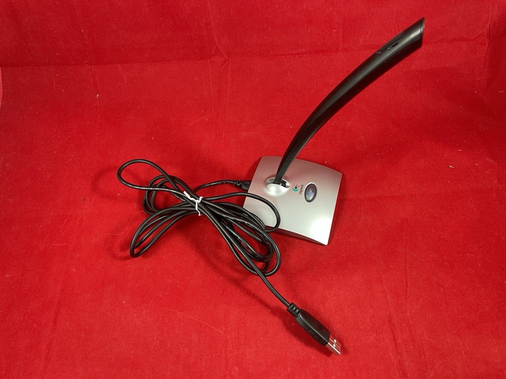 Logitech USB Desktop Microphone for Computer, Laptop With Stand