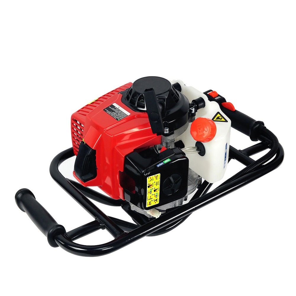 XtremepowerUS 2.5HP Post Hole Digger Earth Auger Powerhead EPA Include 4" 8"