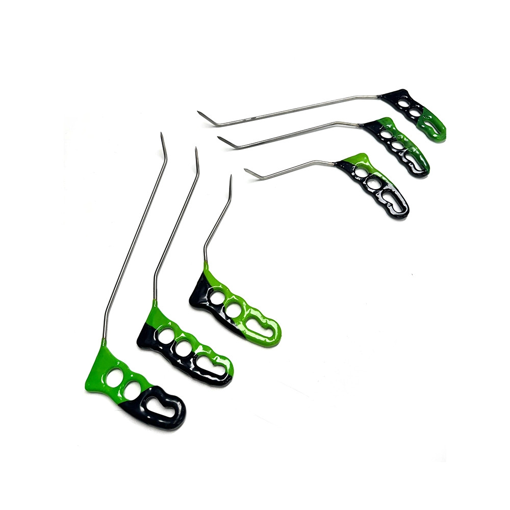 Rynora Edition 6-Piece Sharp Tip Double Bend Left & Right Steel PDR Tools Pdr