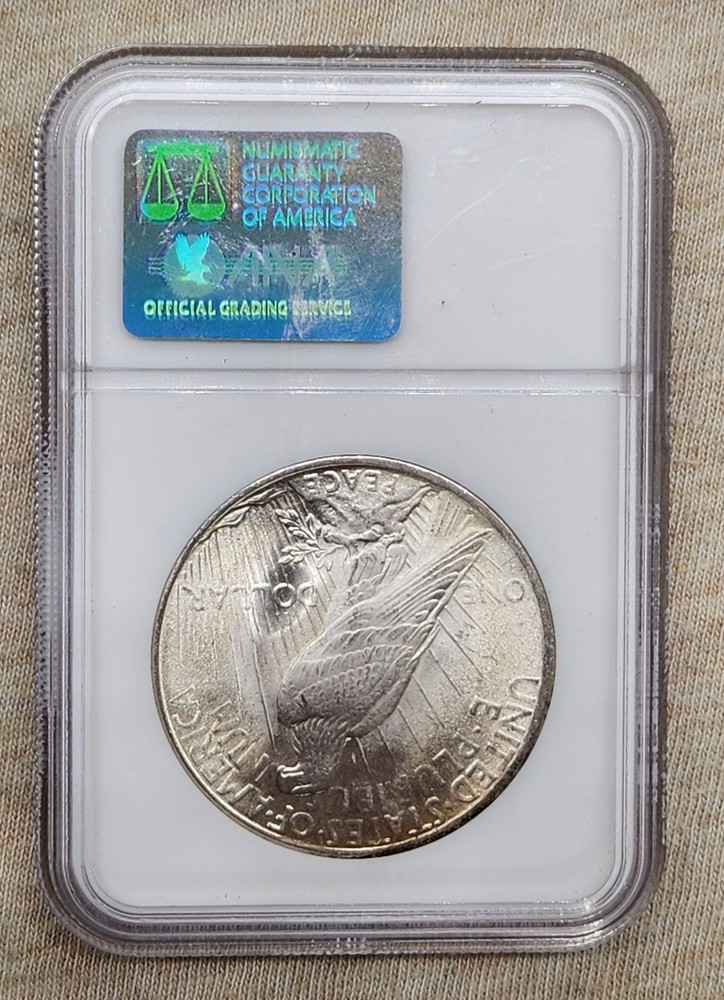 WPCoins ~ 1925 NGC MS-64 Peace Silver Dollar