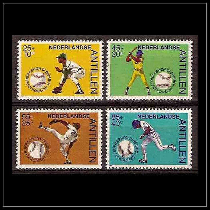Netherlands - Dutch Antilles Issue 1984 (771-774) Baseball