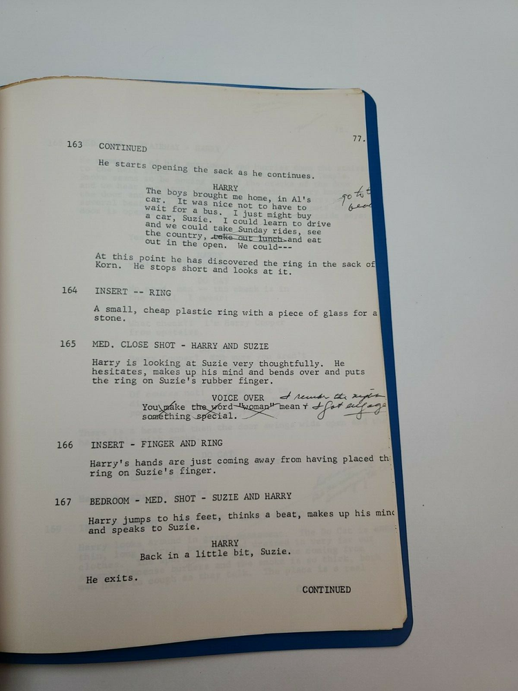 INTRODUCING SUZIE / Monroe Manning & Mickey Rooney 1970's Unproduced Screenplay
