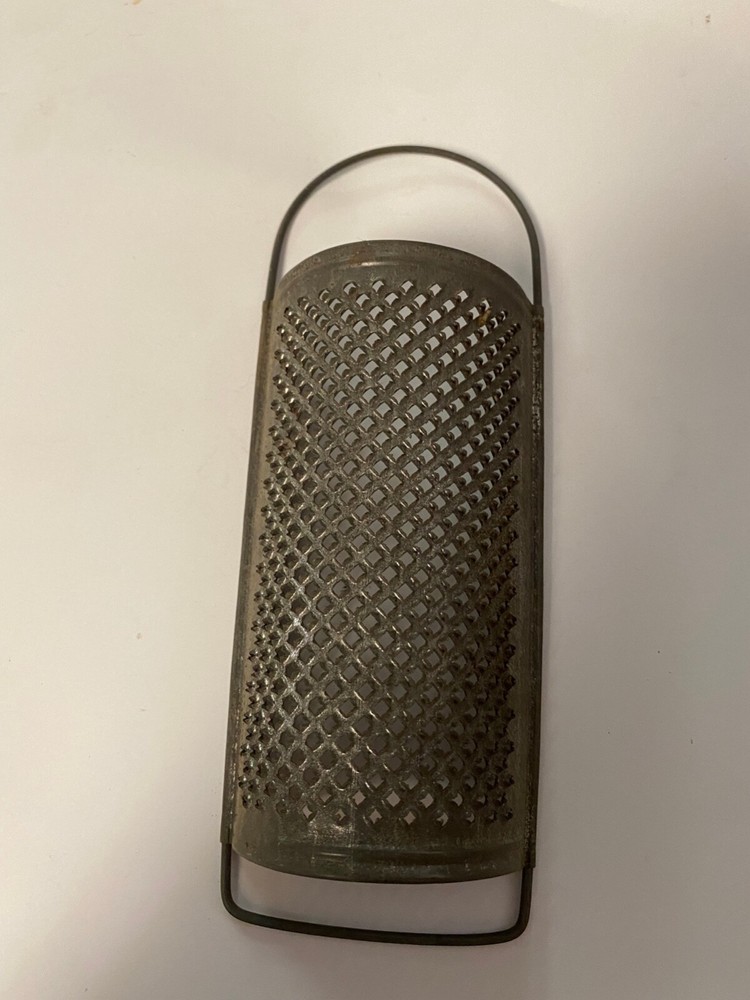 Early Small Pierced Tin Grater with Handle ~ PR759