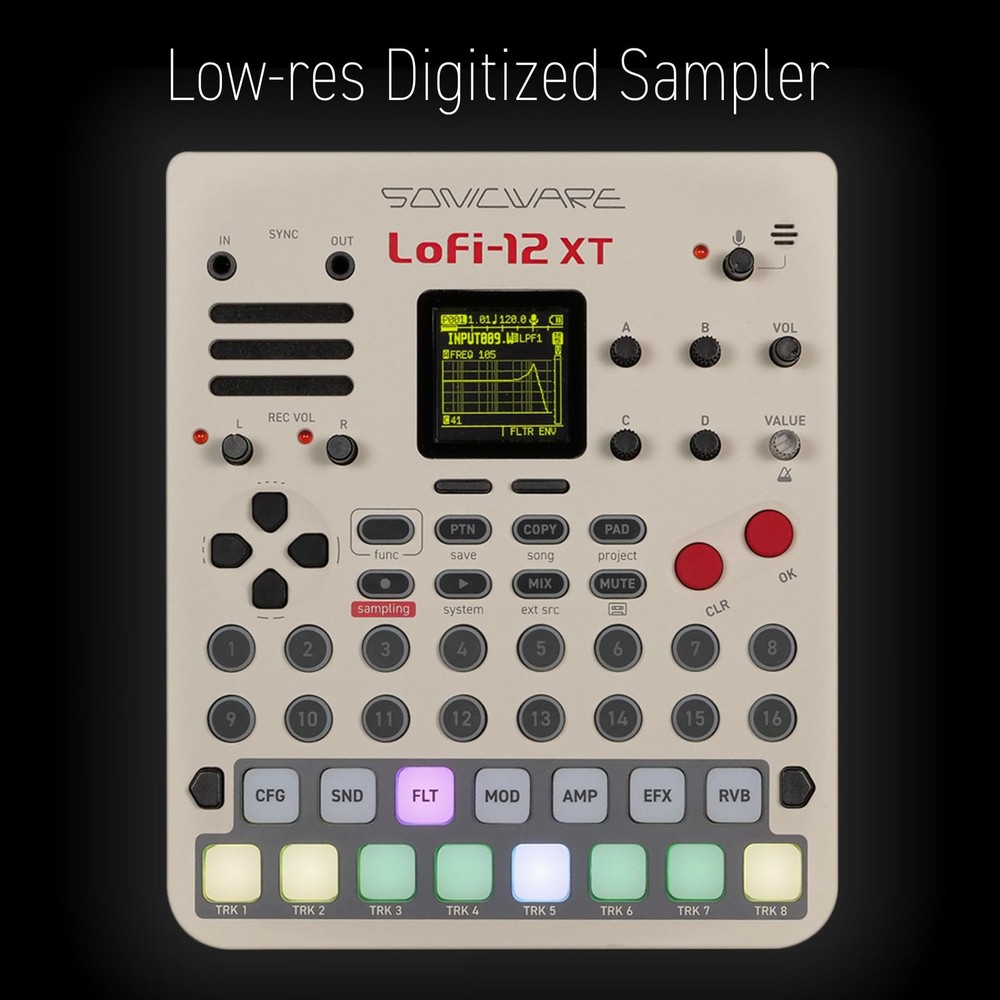 Sonicware Lofi-12 XT - Limited Retro Color - [Low-Resolution Digitizing Sampler]