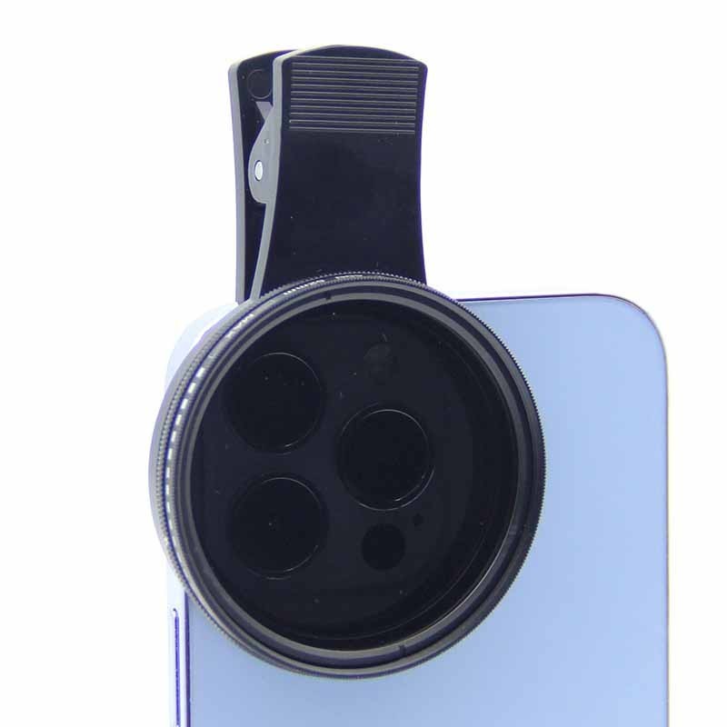 Portable 52mm Polarizing Filter Holder Designed for iPhone For Android Users