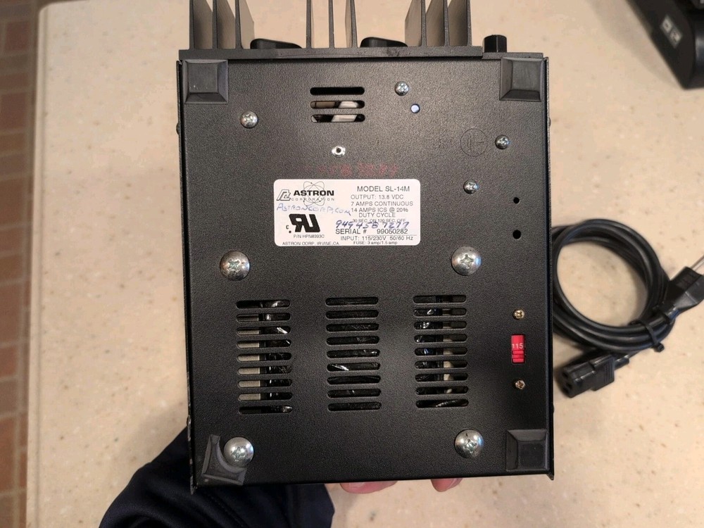 Astron power supply SL-14M Power Output Tested
