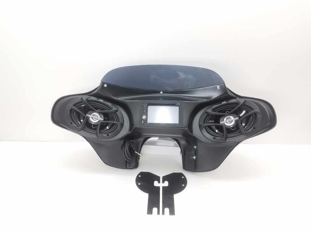 Double Din Fairing 6x9 Stereo complete Setup Harley Davidson Softail