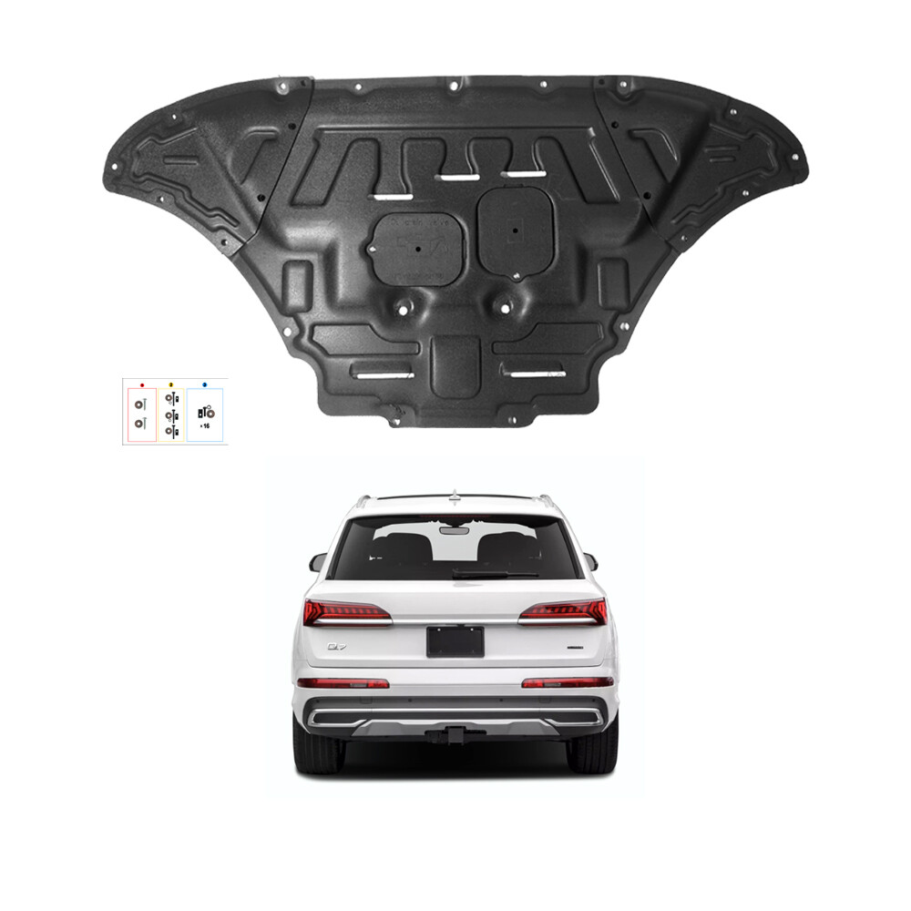 Engine Splash Guard For Audi Q7 2017-2024 Under Engine Shield Cover Board