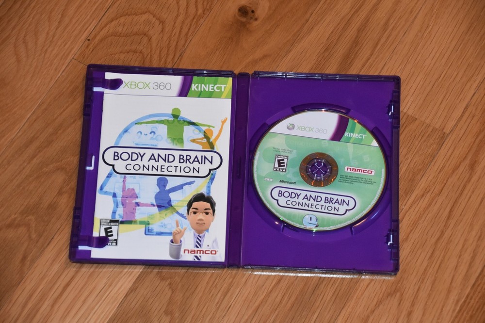 Microsoft Xbox 360 Black Kinect Motion Sensor Bar 7 Games Bundle Lot - Tested!