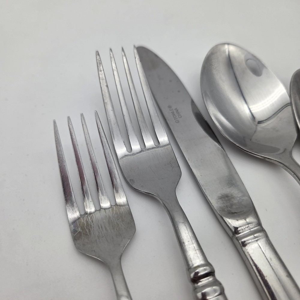 Towle STEPHANIE 5-Piece Place Setting Glossy Stainless Replacement Flatware