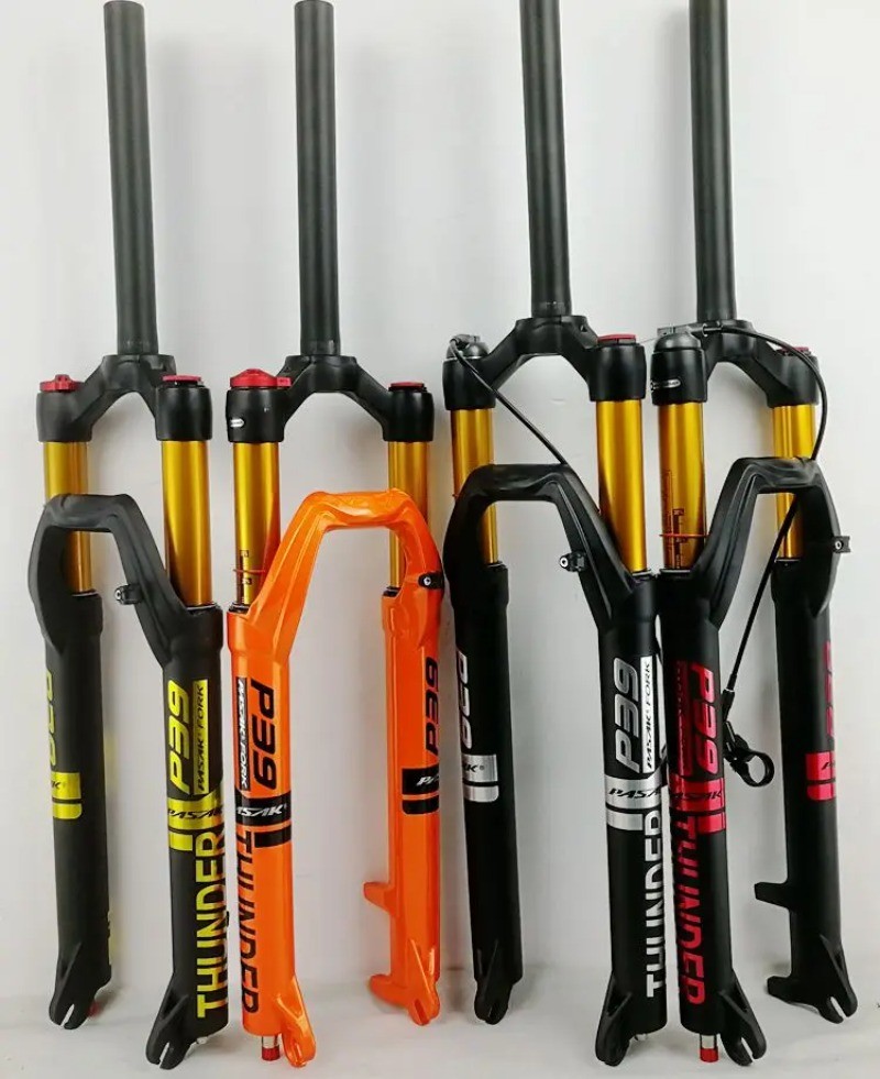 Mountain Bicycle Air Fork 27.5 29in Shoulder/Wire Control Damping Front Fork