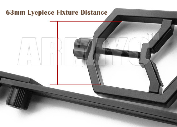 Universal Adapter Cell Phone Mount Telescope Spotting Scope Monocular Binocular