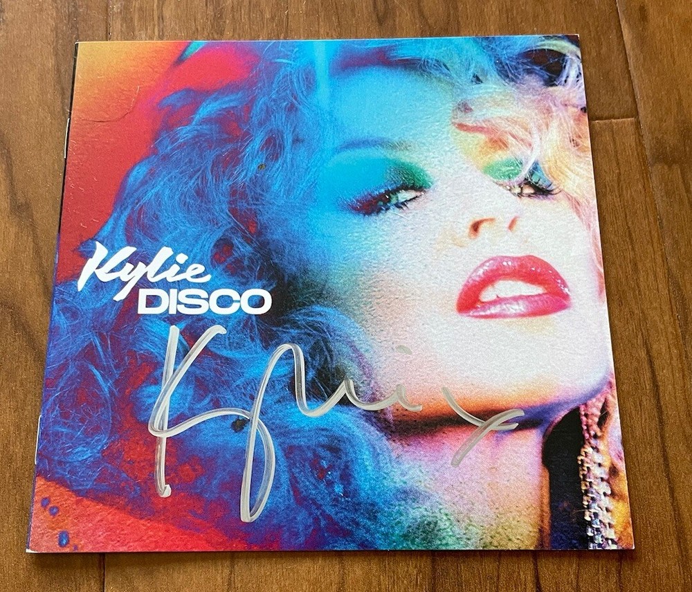 Kylie Minogue Signed CD Disco