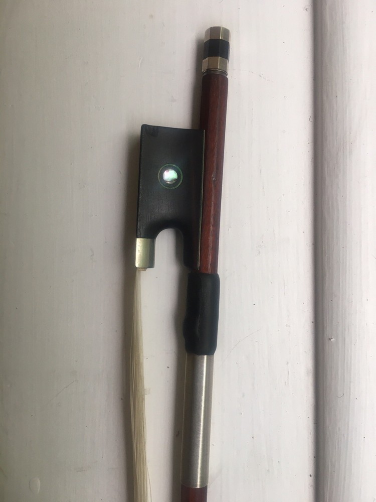 4/4 Pernambuco Nickel-Mounted Violin Bow 1900’s