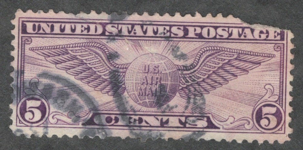 US. C12. 5c. Winged Globe. Used. 1930.