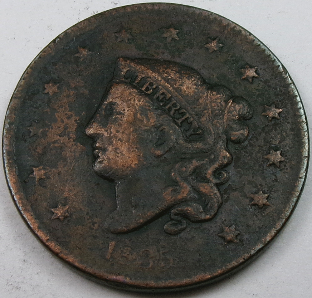 1835 Matron Head Large Cent