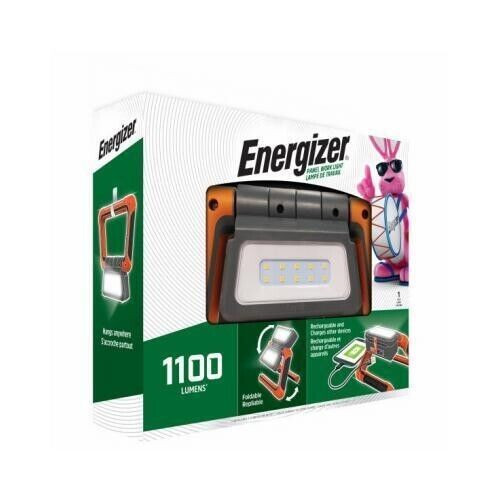 Eveready Battery Co  Energizer Panel Work Light, Adjustable, USB Port, 180-Degre