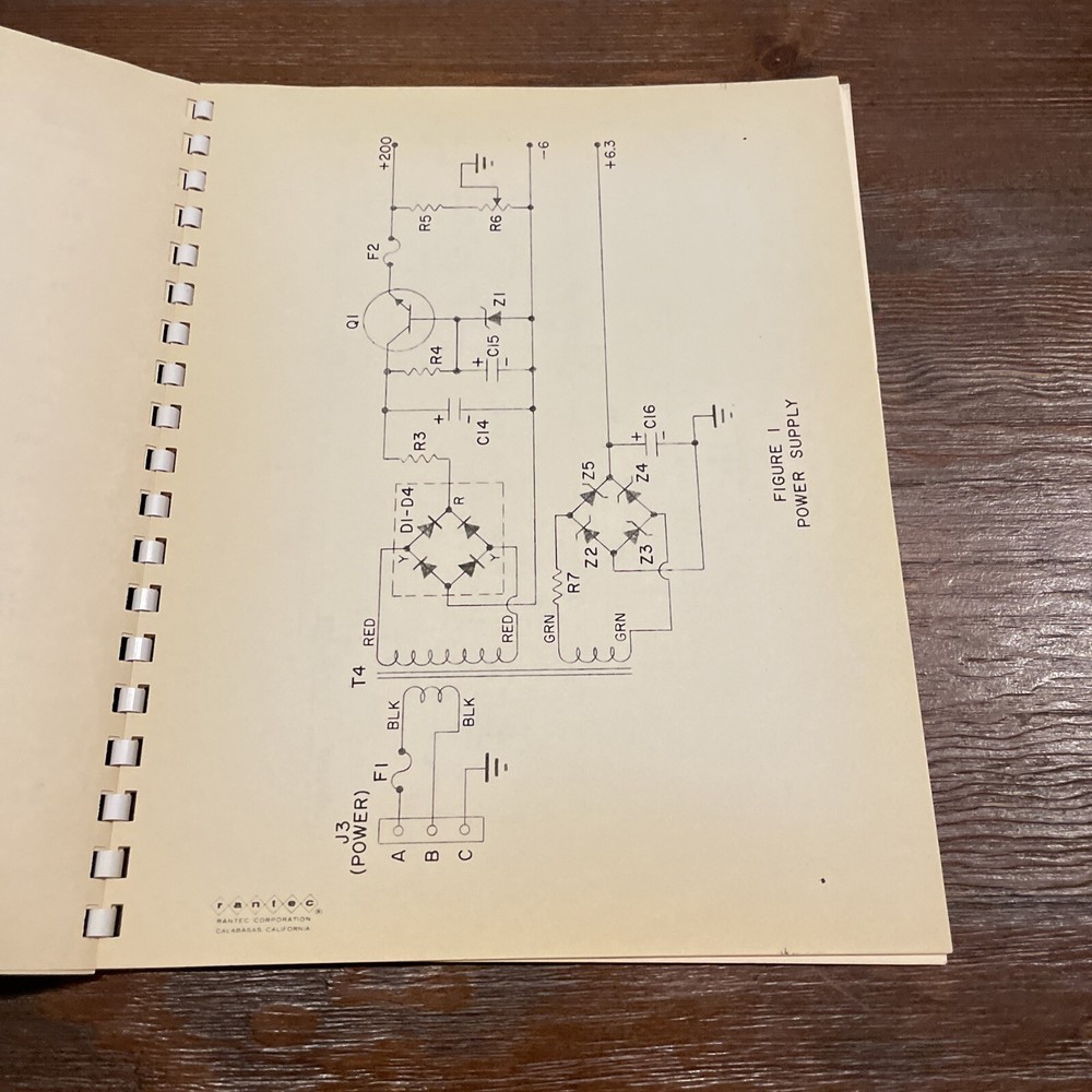 Rantec Model EPV-910-1 Preamplifier Instruction Manual