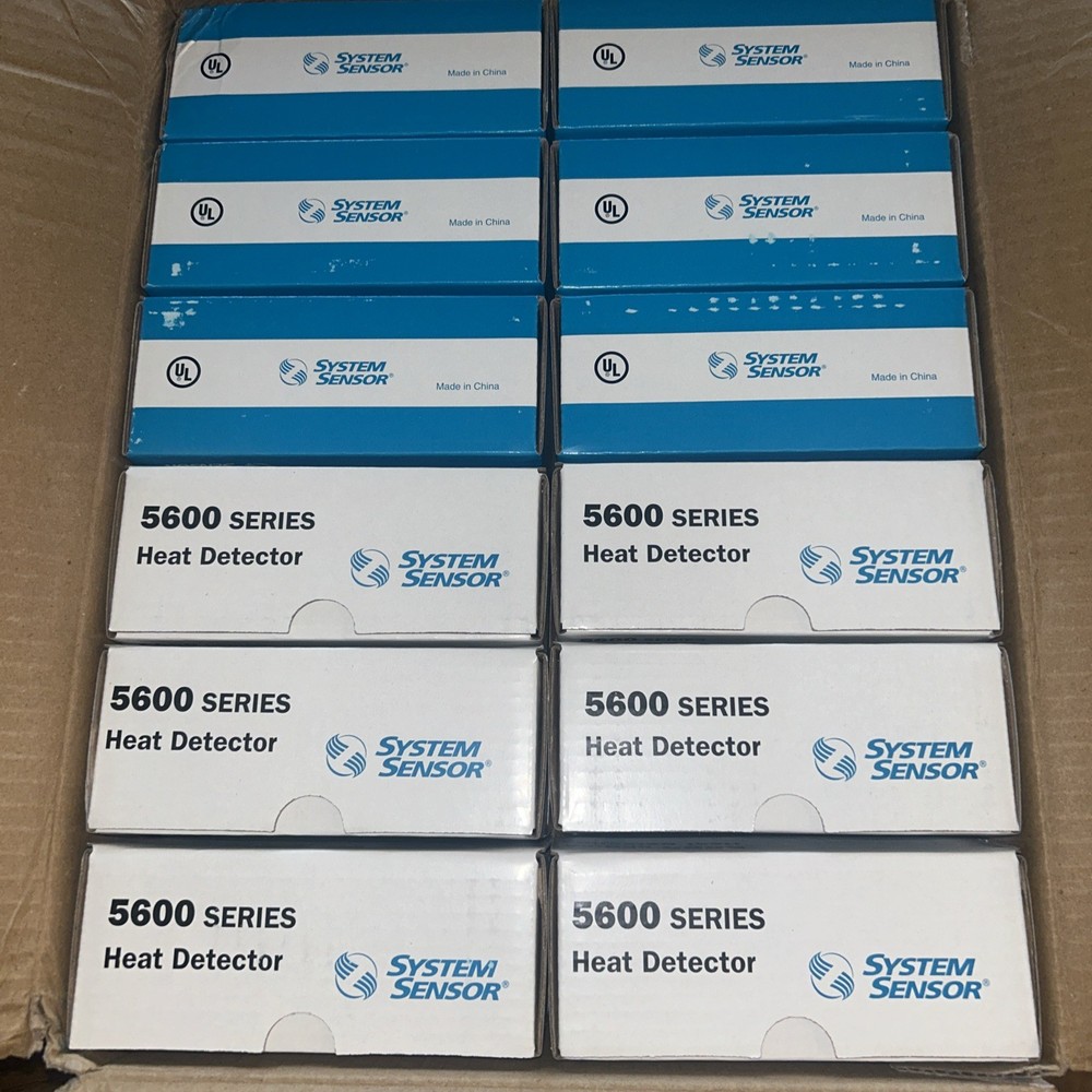(12) System Sensor 5601P  Rate Of Rise And Fixed Temp Heats