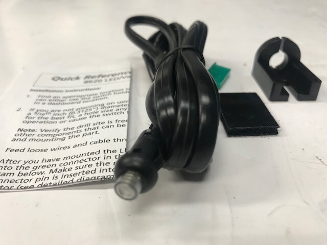 Directed Electronics 8620A Blue led valet switch assembly for 5X10 only