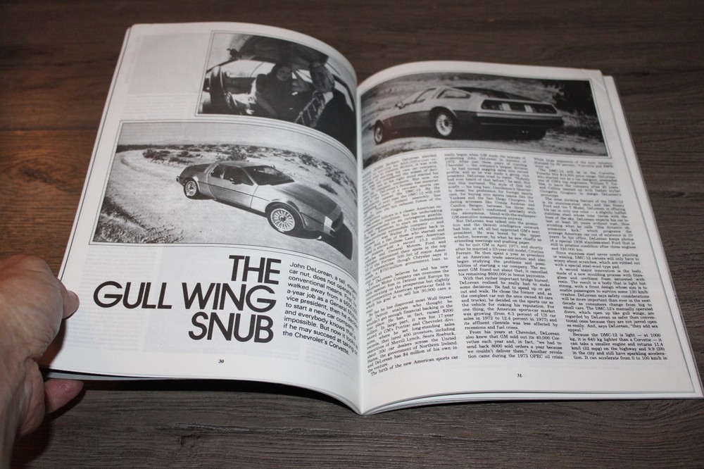 1977-1993 De Lorean magazine article compilation Brooklands